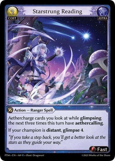 Starstrung Reading card