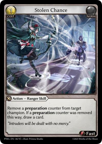 Stolen Chance card