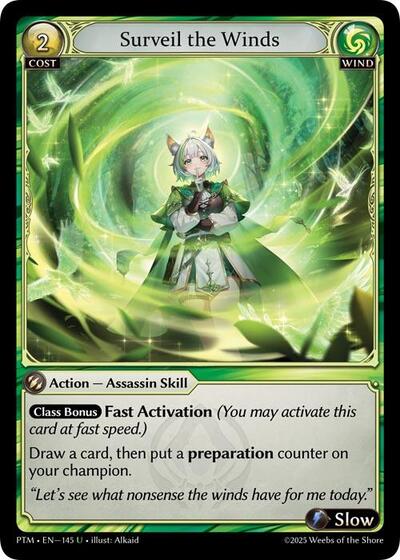 Surveil the Winds card