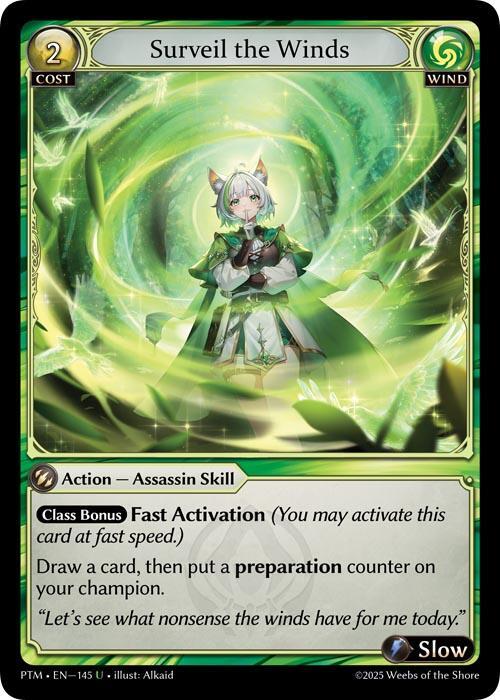 Surveil the Winds - Phantom Monarchs - Grand Archive TCG