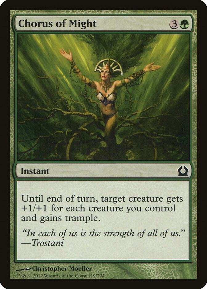 Chorus of Might - Return to Ravnica - Magic: The Gathering Chorus of Might - Return to Ravnica - Magic: The Gathering