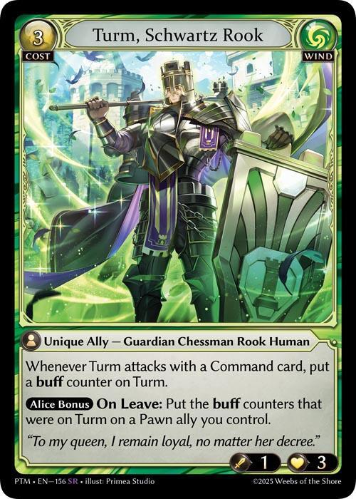 その他 Turm, Schwartz Rook grand archive CSR Turm, Schwartz Rook - Phantom Monarchs - Grand Archive TCG