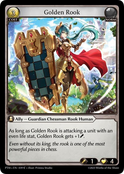 グランドアーカイブ - Golden Rook (Curio Foil) Golden Rook (Curio Foil) - Phantom Monarchs - Grand Archive TCG
