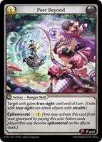 その他 grand archive peer beyond fractured foil Peer Beyond (Curio Foil) - Phantom Monarchs - Grand Archive TCG