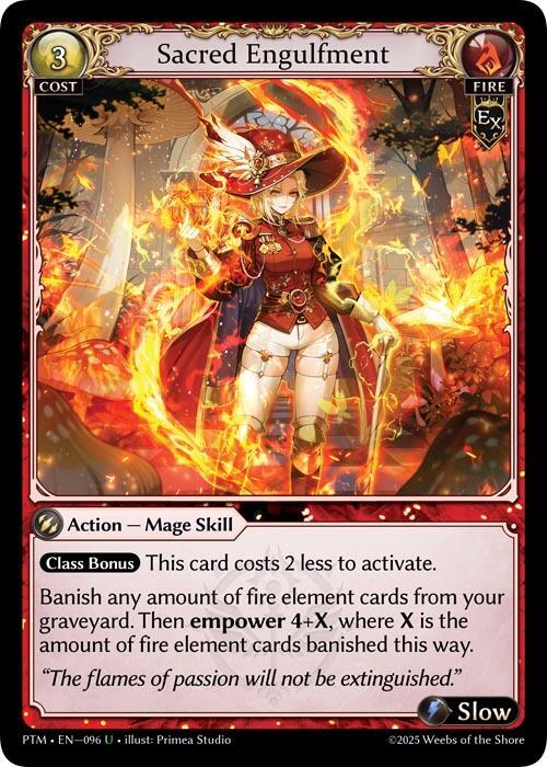 Sacred Engulfment (Curio Foil) - Phantom Monarchs - Grand Archive