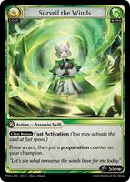 Surveil the Winds (Curio Foil) - Phantom Monarchs - Grand Archive