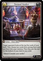 Twisted Verdict (Curio Foil) - Phantom Monarchs - Grand Archive