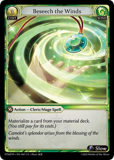 Beseech the Winds card