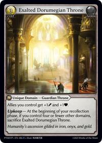 Exalted Dorumegian Throne