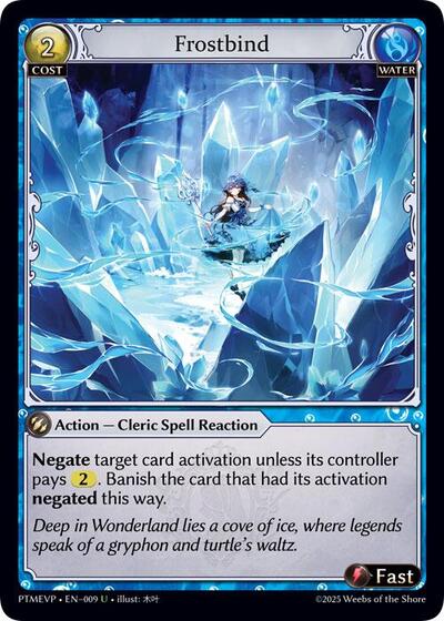 Frostbind — Foil Phantom Monarchs Event Pack Uncommon Grand Archive card — value and price