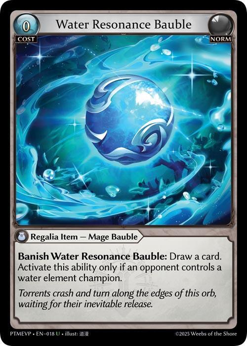 Water Resonance Bauble - Phantom Monarchs Event Pack - Grand