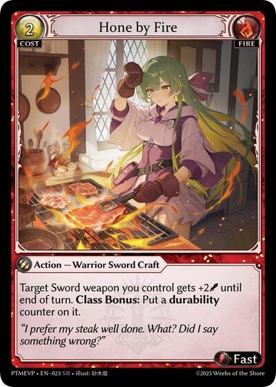 Hone by Fire card