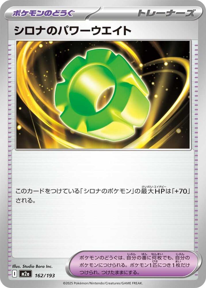 Cynthia's Power Weight