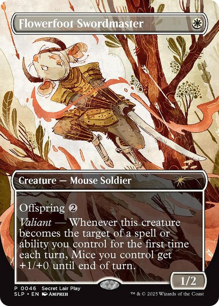 Flowerfoot Swordmaster - Secret Lair Showdown - Magic: The Gathering - TCGplayer.com Flowerfoot Swordmaster - Secret Lair Showdown - Magic: The Gathering - TCGplayer.com