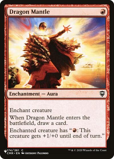 Dragon Mantle (The List) from LIST #CMR-174, Magic: The Gathering card