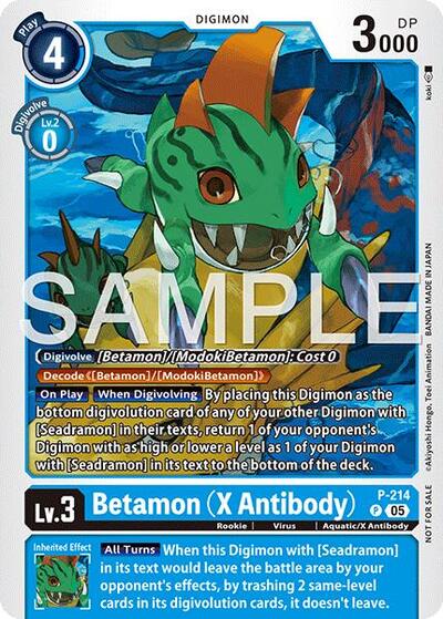 Betamon (X Antibody) (Official Store Tournament 2026 Vol. 1)