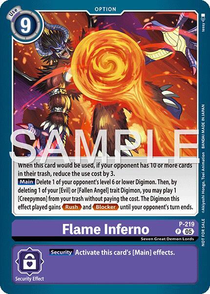 Flame Inferno (Official Store Tournament 2026 Vol. 1) - Digimon