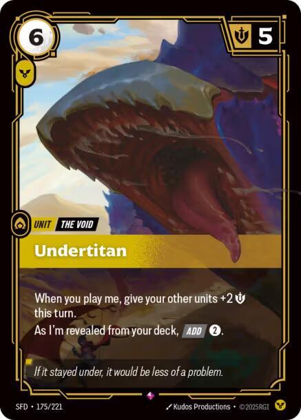 Undertitan - Spiritforged - Riftbound: League of Legends Trading