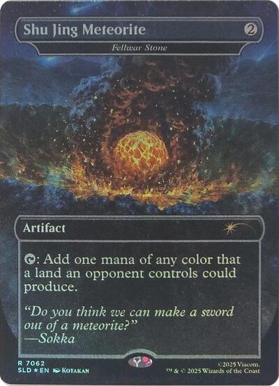 Fellwar Stone (Secret Lair, Rainbow Foil) from SLD #7062, Magic: The Gathering card