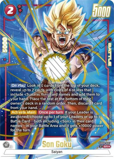 Son Goku - FB08-007 (Alternate Art) card