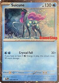 Suicune (Cosmos Holo) (Gamestop Exclusive) #026/094 from Miscellaneous Cards & Products Pokemon card image
