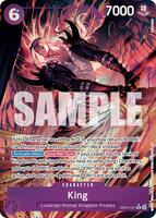 King (Alternate Art) - The Azure Sea's Seven - One Piece Card Game