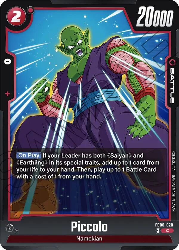 Piccolo - FB08-020 - Saiyan's Pride - Dragon Ball Super: Fusion