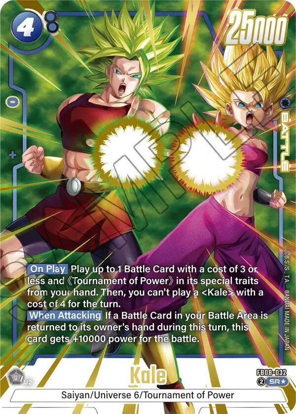 Kale - FB08-032 (Alternate Art) - Saiyan's Pride - Dragon Ball