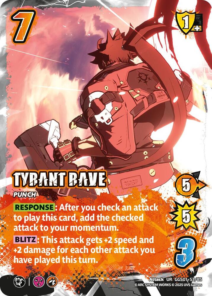 TYRANT RAVE - GUILTY GEAR -STRIVE- - UniVersus - TCGplayer.com
