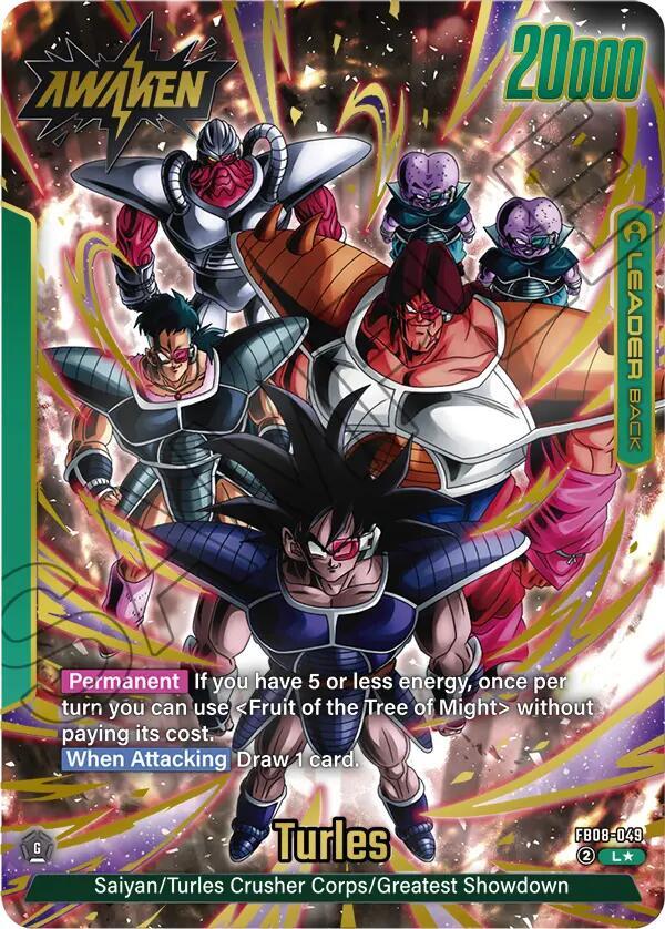 たーら様　S(フル)(デュ) Turles - FB08-049 (Alternate Art) - Saiyan's Pride - Dragon Ball