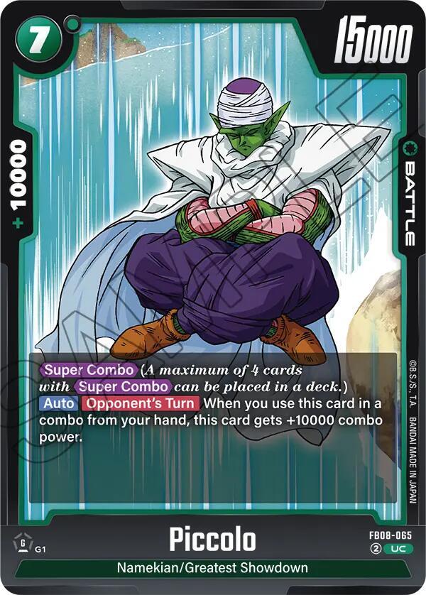 Piccolo - FB08-065 - Saiyan's Pride - Dragon Ball Super: Fusion