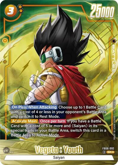 Vegeta : Youth (Alternate Art) card