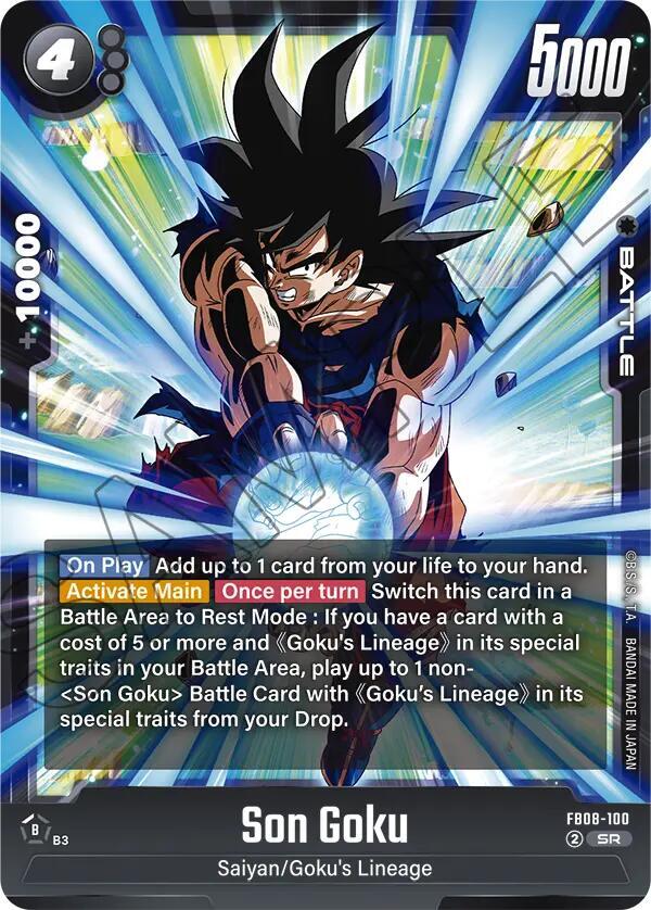 Son Goku - FB08-100 - Saiyan's Pride - Dragon Ball Super: Fusion