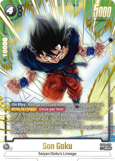 Son Goku - FB08-100 (Alternate Art) Saiyan's Pride Super Rare Dragon Ball card — value and price
