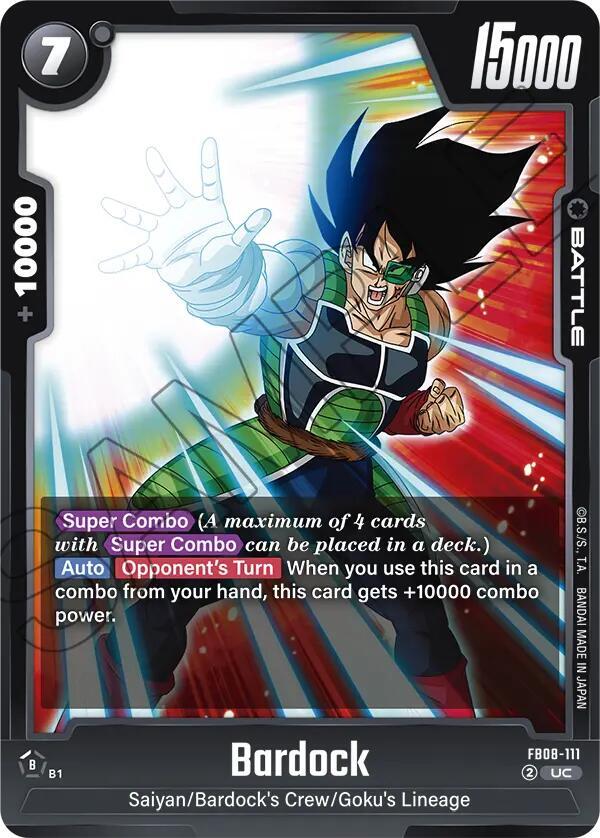 Bardock - FB08-111 - Saiyan's Pride - Dragon Ball Super: Fusion