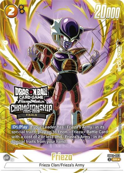Frieza - SB02-053 (Championship 2025-2026 Finals) card