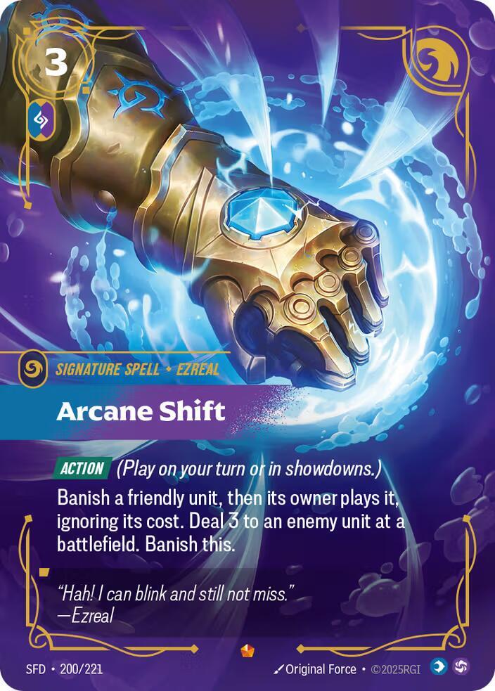 Arcane Shift - Spiritforged - Riftbound: League of Legends Trading