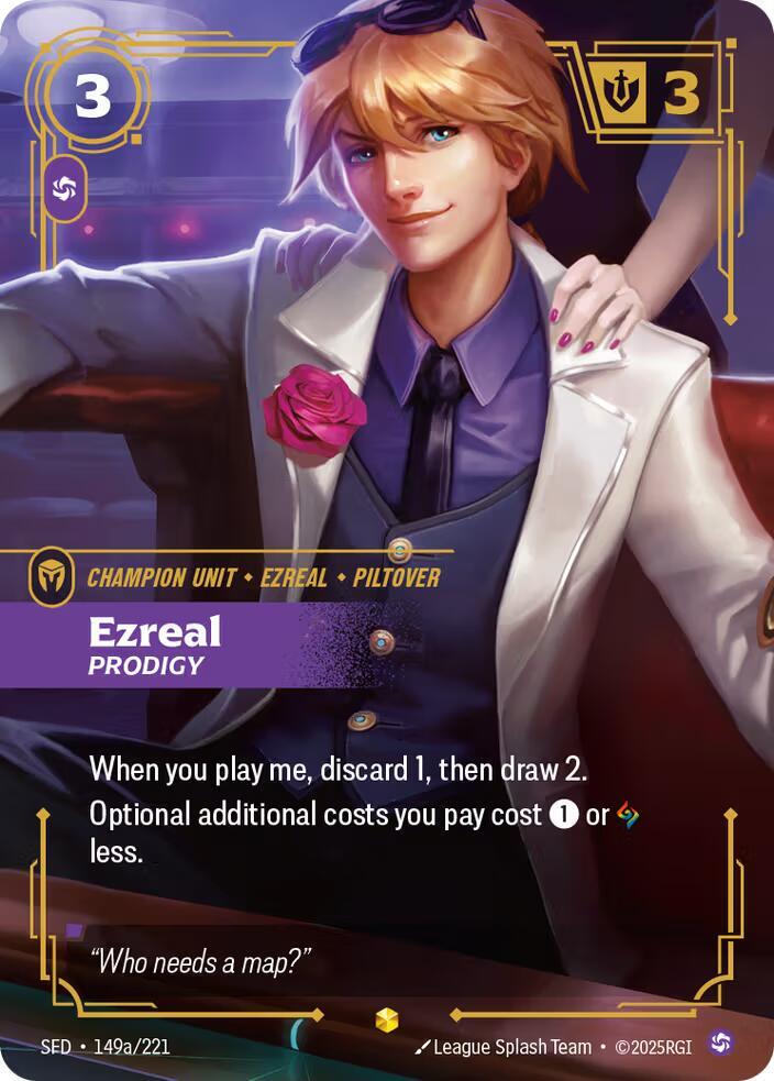 Ezreal - Prodigy (Alternate Art) - Spiritforged - Riftbound
