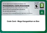 Code Card - Mega Kangaskhan ex Box from Miscellaneous Cards & Products Pokemon card image