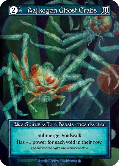 Aaj-kegon Ghost Crabs (Foil) Gothic card price