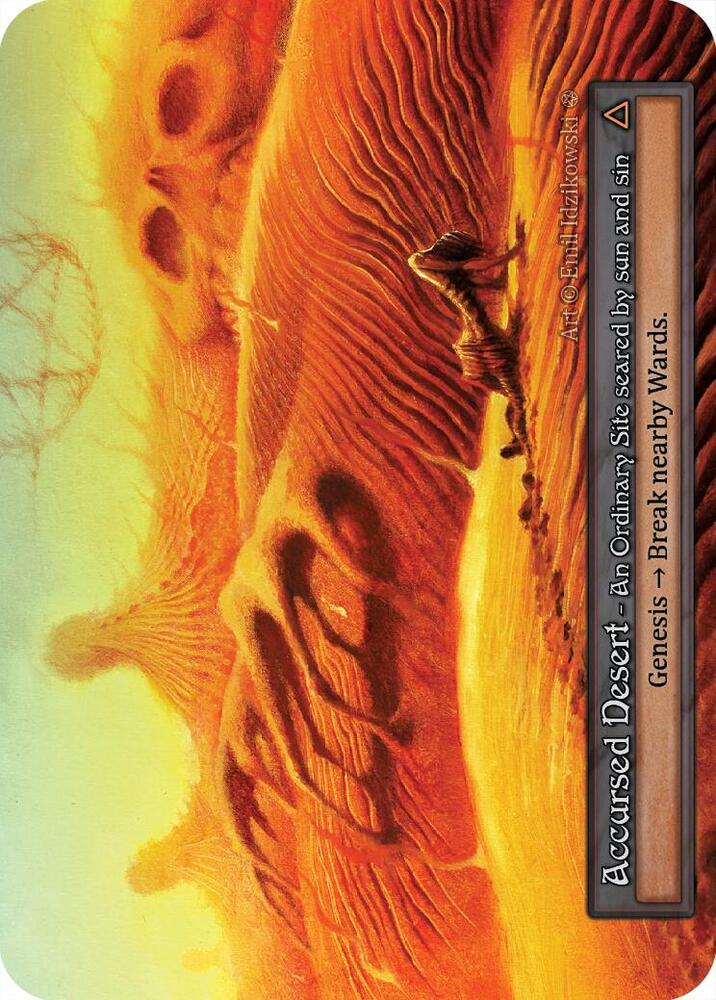Accursed Desert — Gothic card