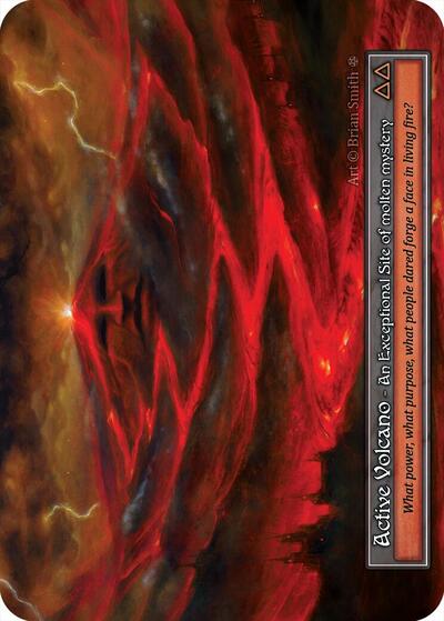 Active Volcano (Foil) card