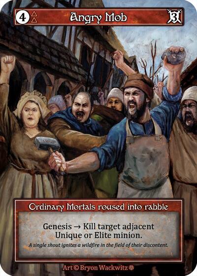 Angry Mob (Foil) Gothic card price
