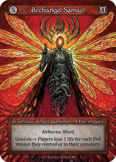 Archangel Samael Gothic card price