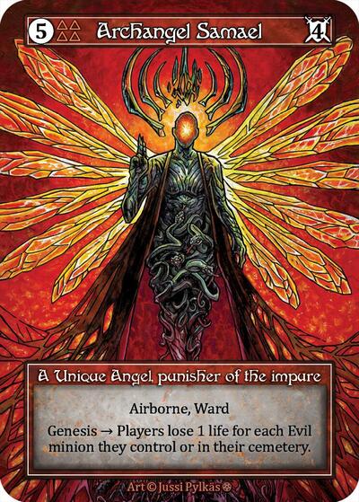 Archangel Samael (Foil) Gothic card price