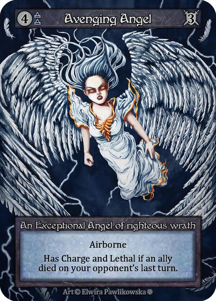 Avenging Angel — Gothic card