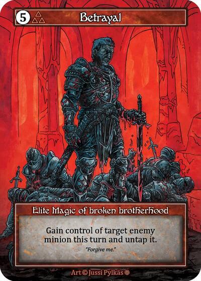 Betrayal (Foil) Gothic Elite Sorcery card — value and price