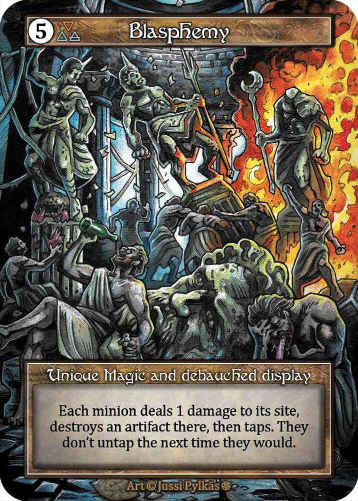 Blasphemy (Foil) - Gothic - Sorcery: Contested Realm - TCGplayer.com