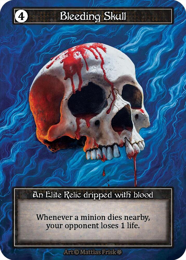 Bleeding Skull (Foil) - Gothic - Sorcery: Contested Realm