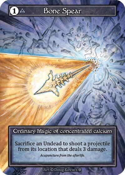 Bone Spear (Foil) Gothic card price